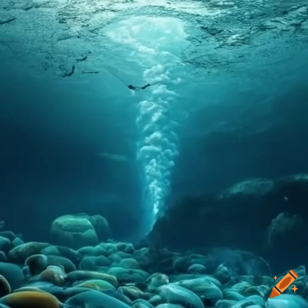 Image denouncing water pollution