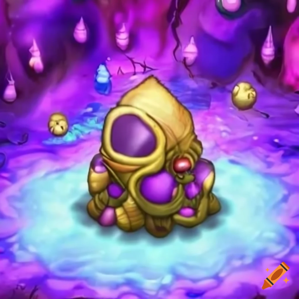 My singing monsters colossals crystals on Craiyon