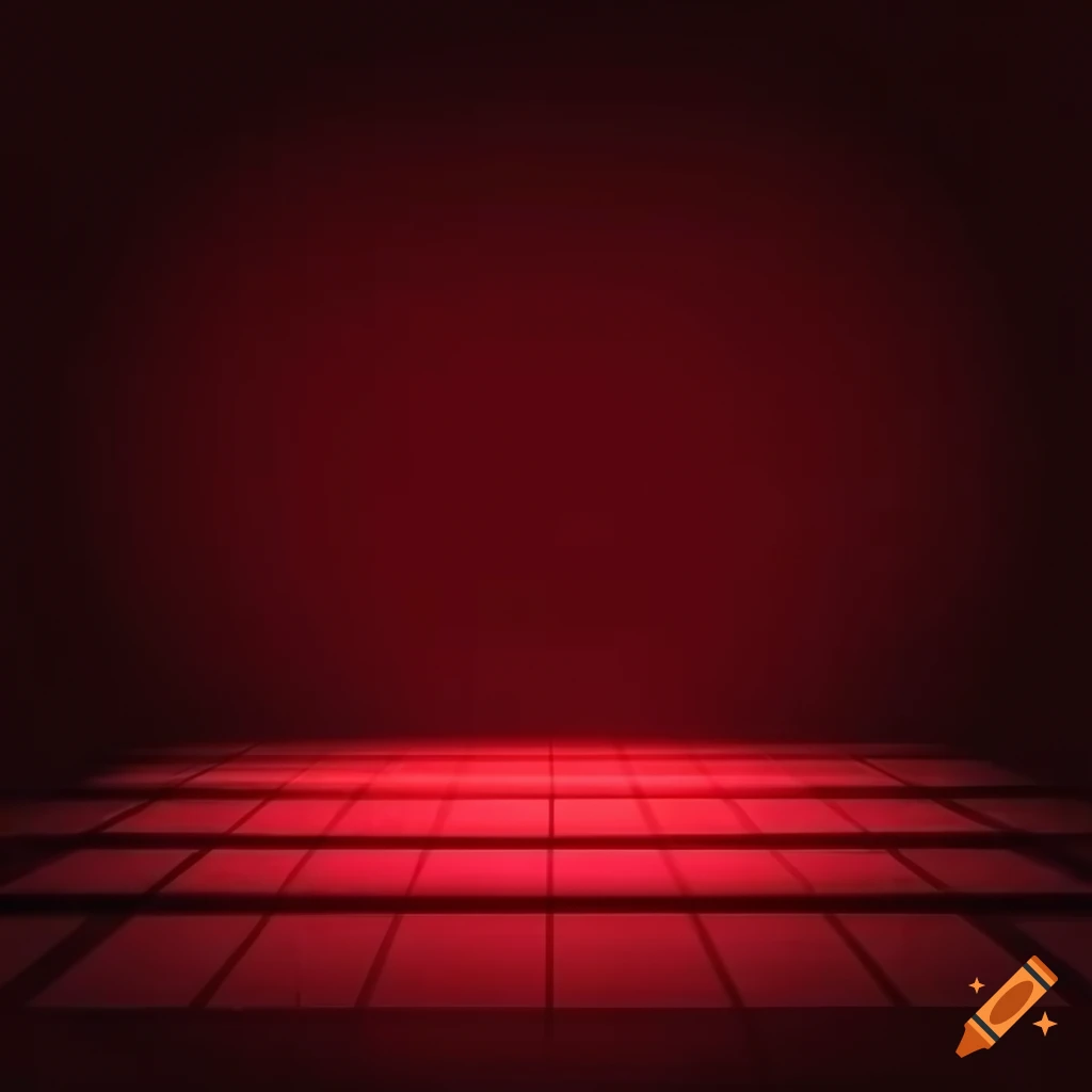 Red 80's style wide format background