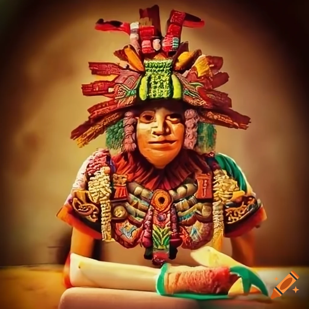 Aztec tamale cereal art