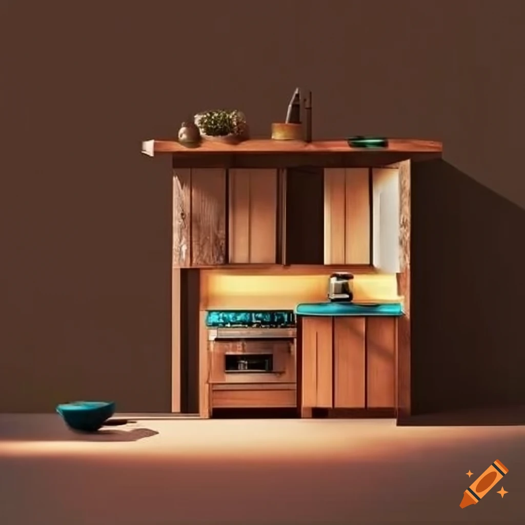 Stand alone outdoor kitchen with storage room and sink area