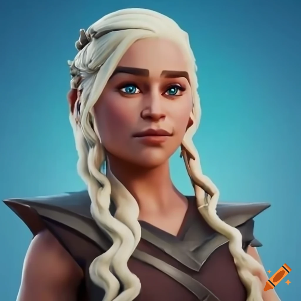 Daenerys targaryen in fortnite on craiyon