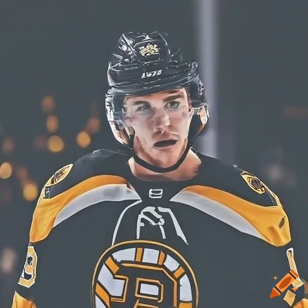 Nick Suzuki scoring against the Boston Bruins