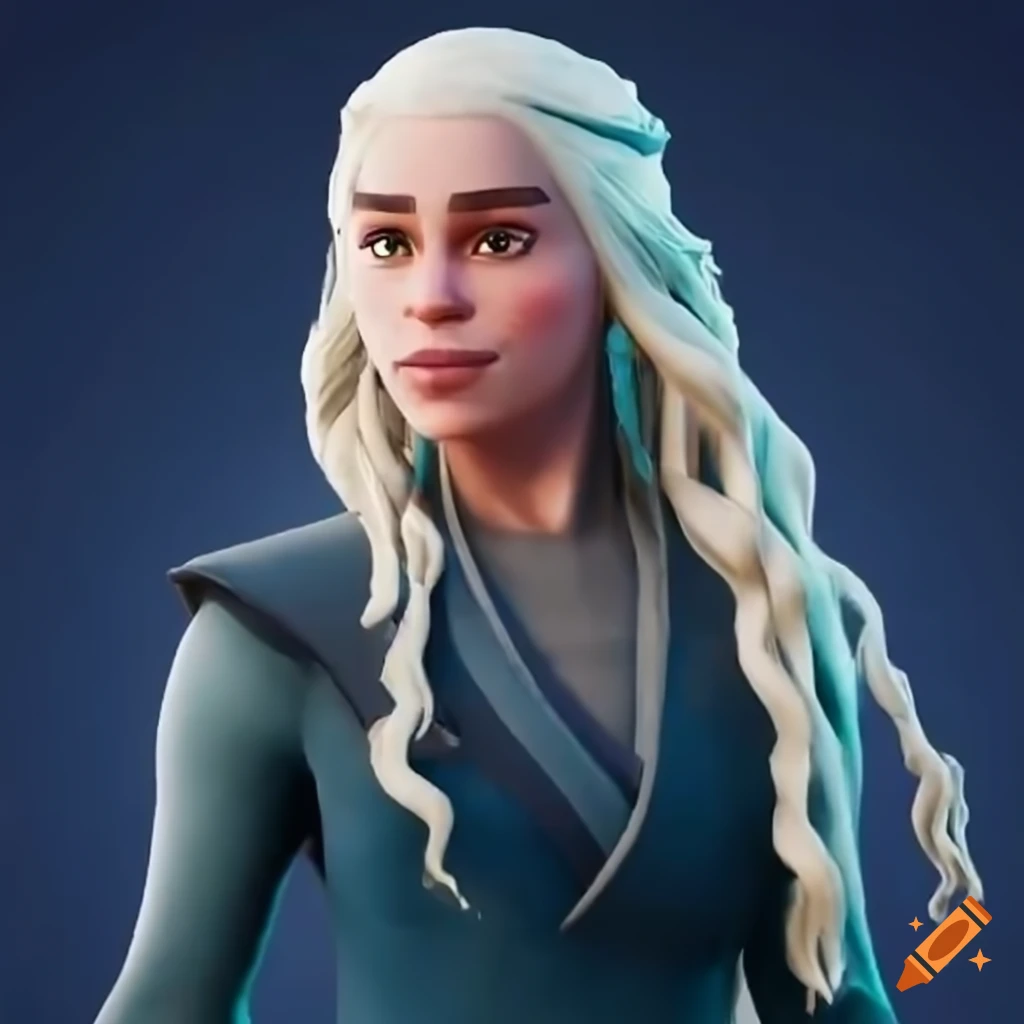 Daenerys Targaryen from Game of Thrones in Fortnite on Craiyon