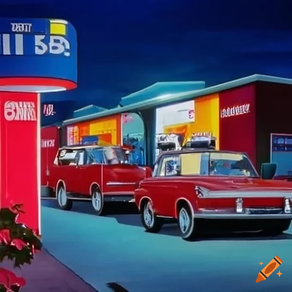 Retro 1990s chillwave home appliances store interior scene: "Kimagure Orange Road" "City Hunter" "Dire Straits Money For Nothing"