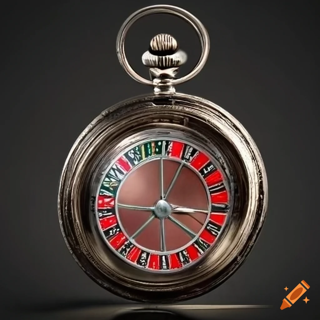 Roulette wheel pocket watch on Craiyon
