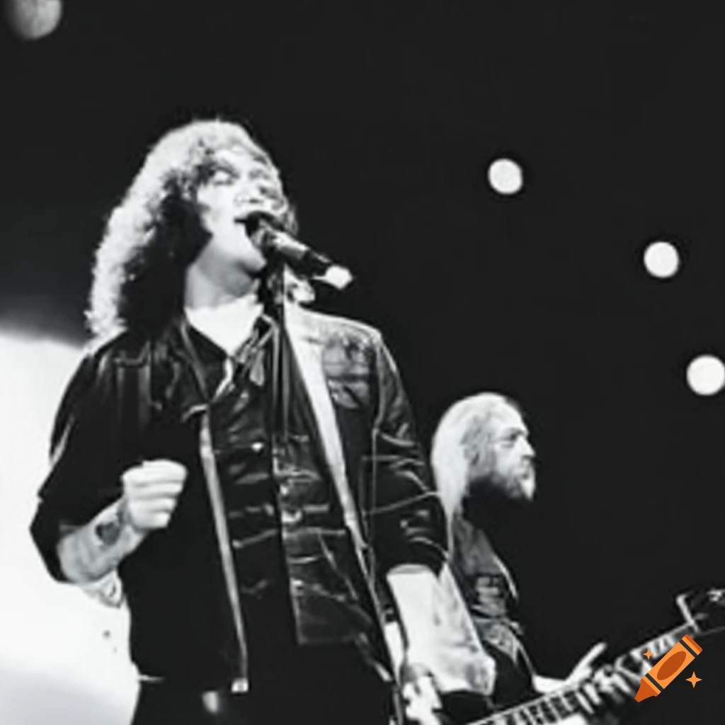 1971 concert with Deep Purple, Nazareth, and Uriah Heep showcasing wild energy on stage