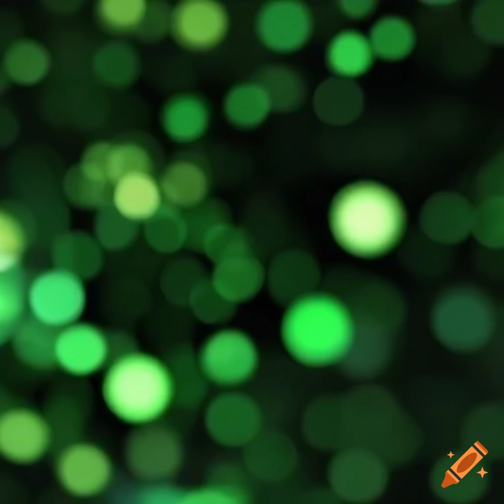 Dark green bokeh background