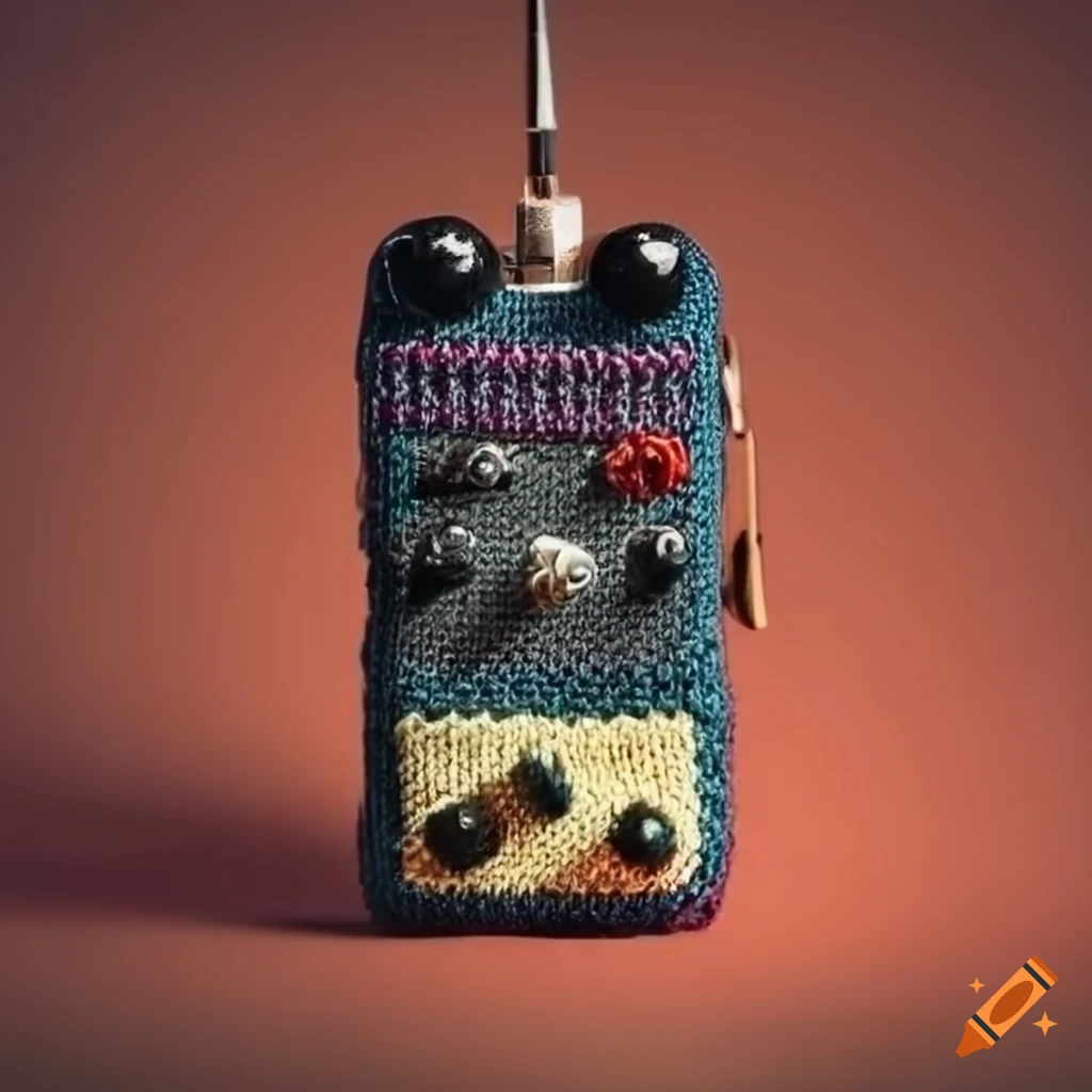 Knitted guitar effects pedal