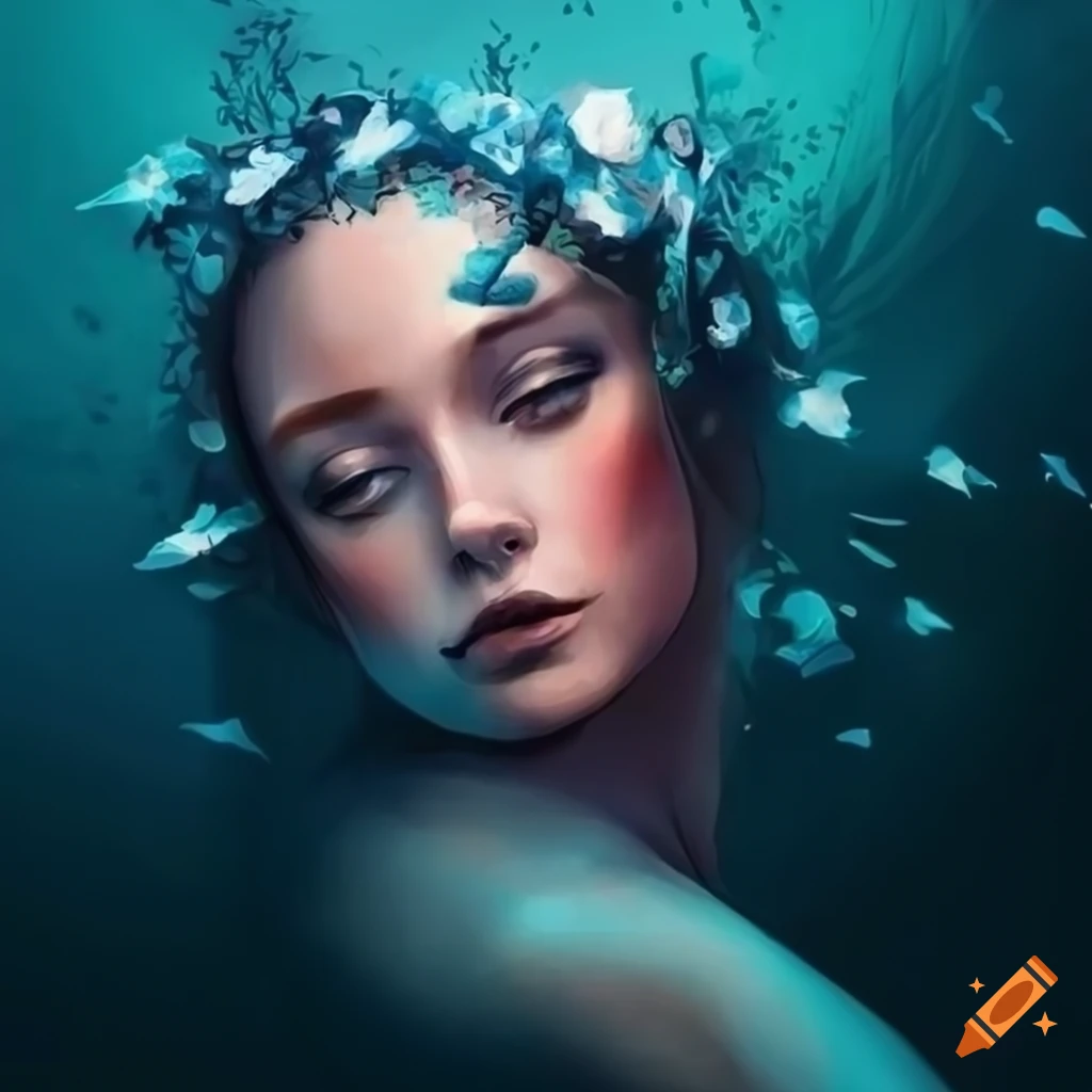 Floating canvas wrap - stunning and beautiful on Craiyon