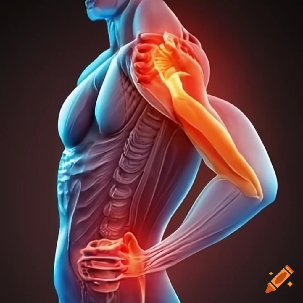 Strengthening exercises for biceps pain relief on Craiyon