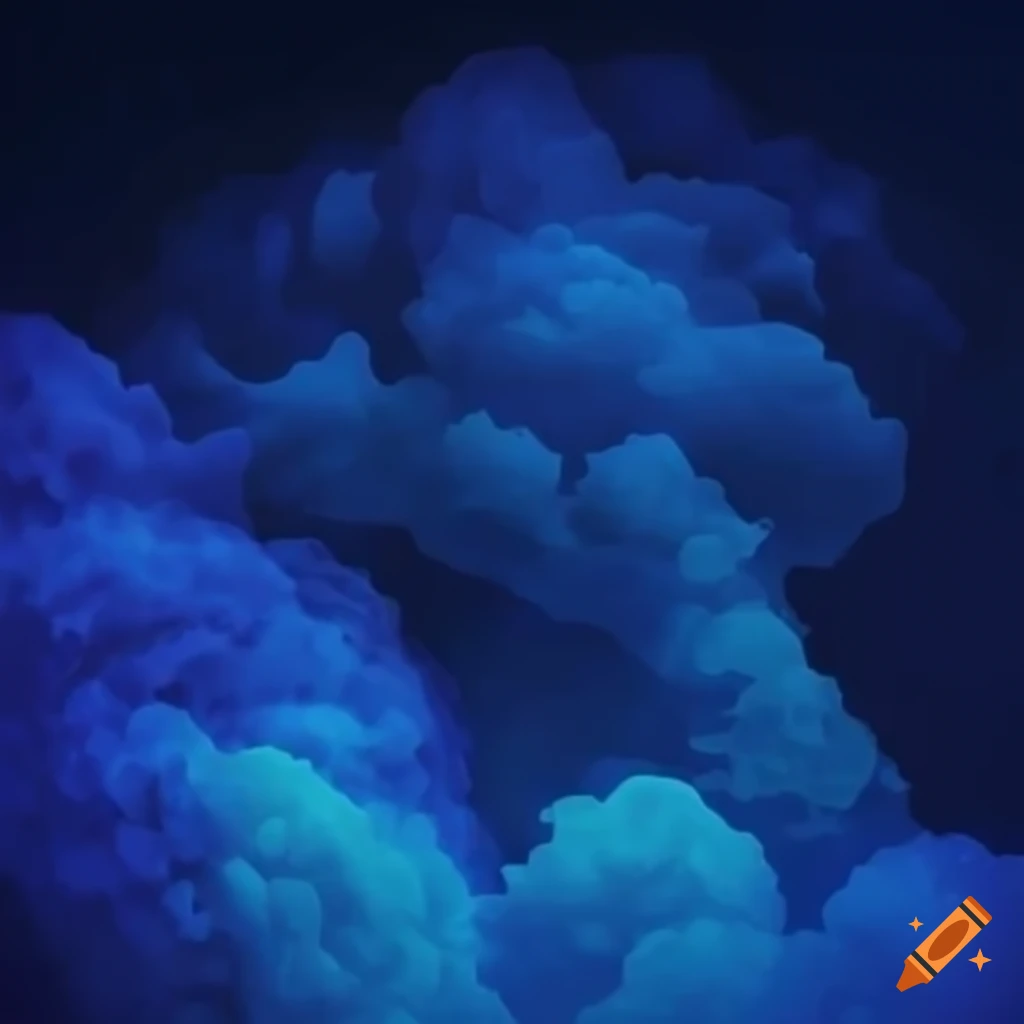 Blue abstract background for Deep Learning poster