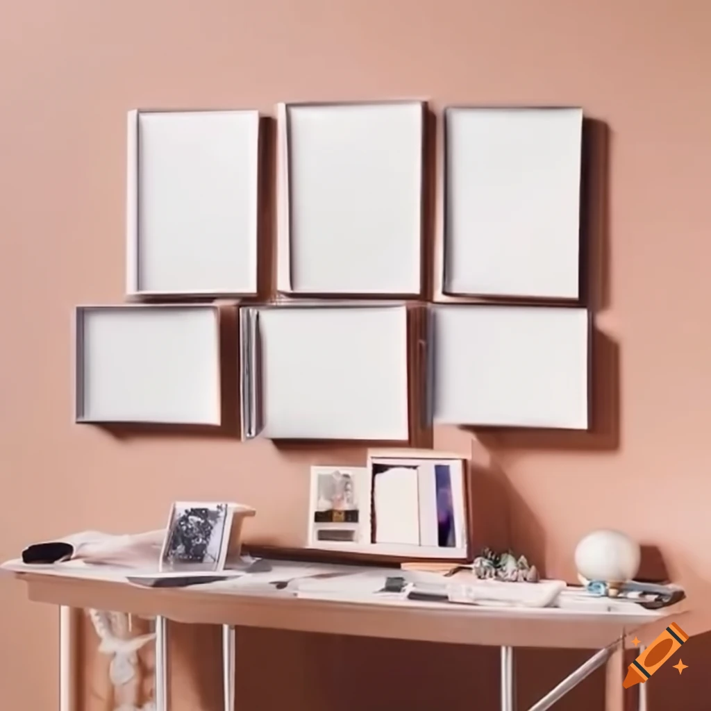 Cozy setup with multiple photo frames displaying cherished memories on