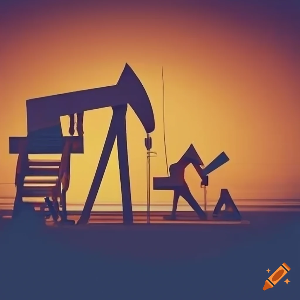 Logo of an oil company on Craiyon