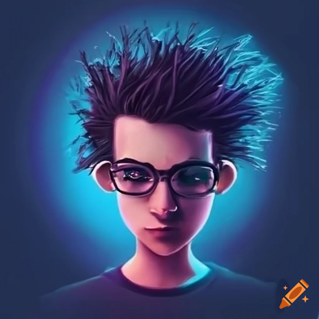 Cool profile picture for a developer's Twitter account