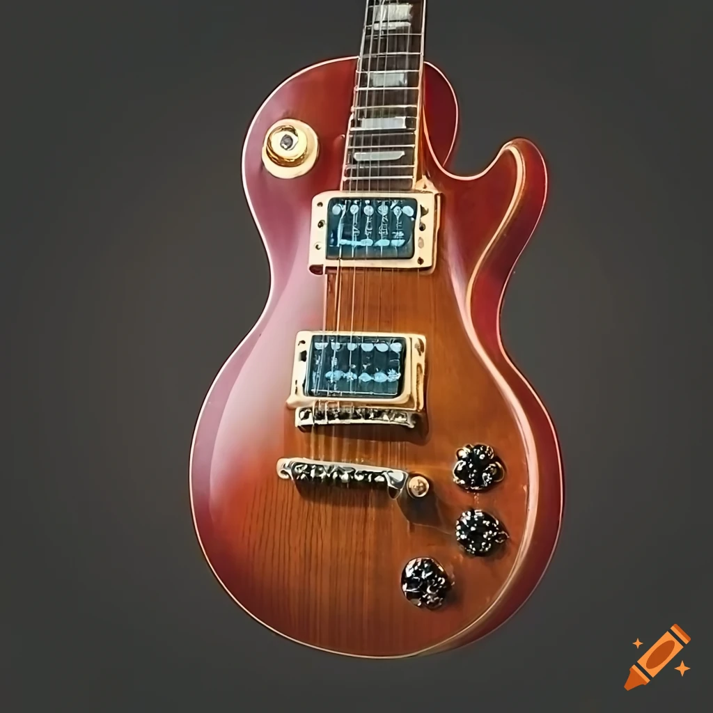 Gibson Les Paul Guitar With A Whammy Bar On Craiyon gibson-les-paul-guitar-with-a-whammy-bar-on-craiyon