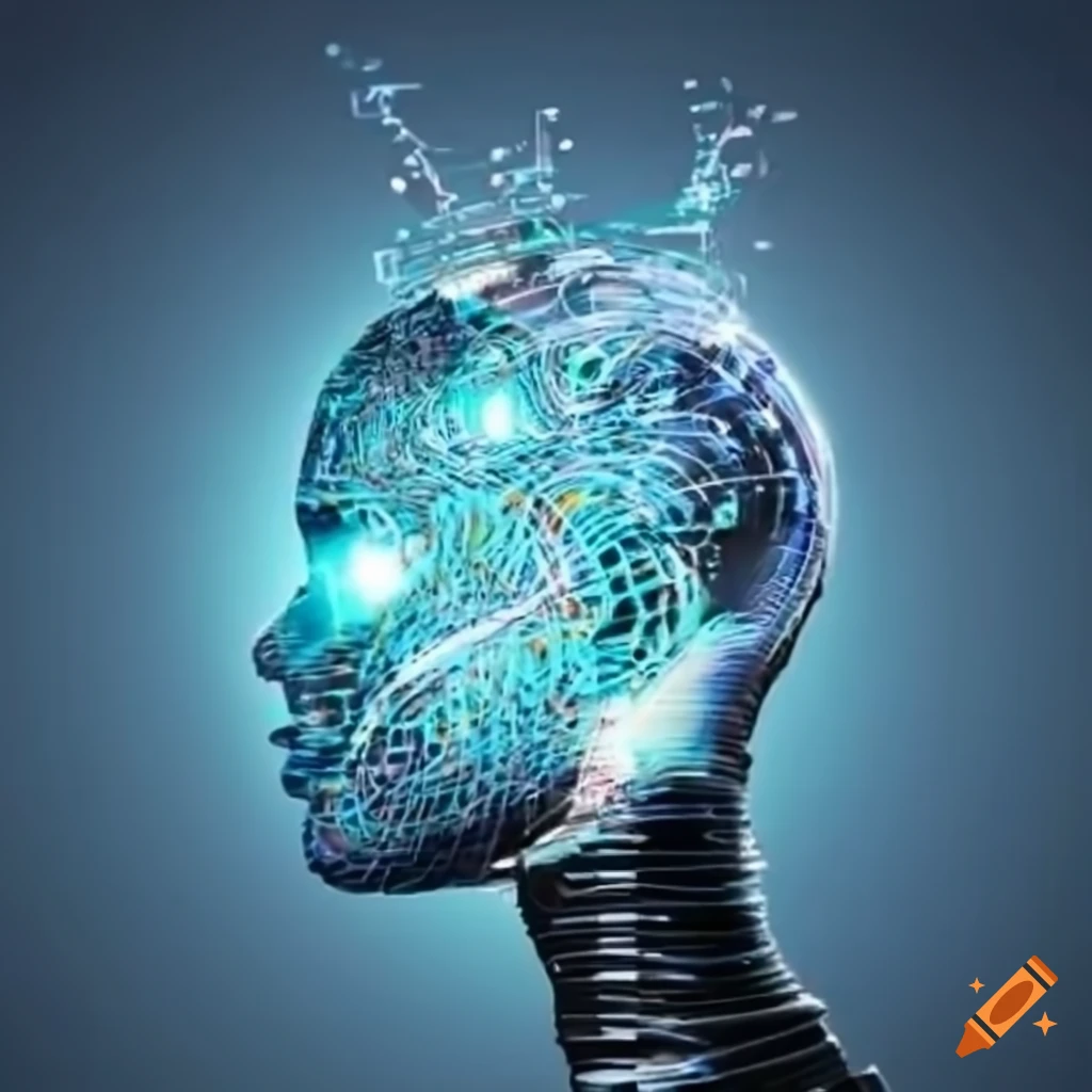 Ai artificial intelligence algorithm concept on Craiyon