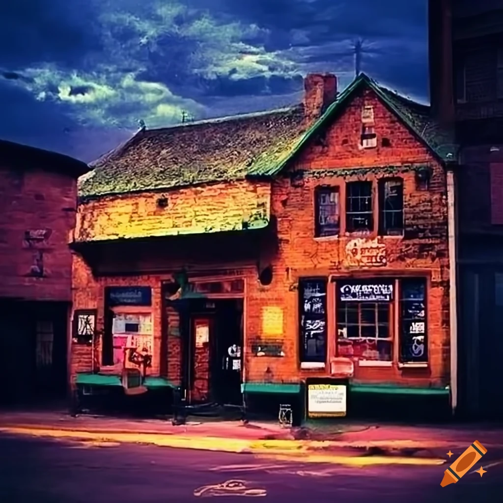 Nineties American town pub 'Mellow Tiger'