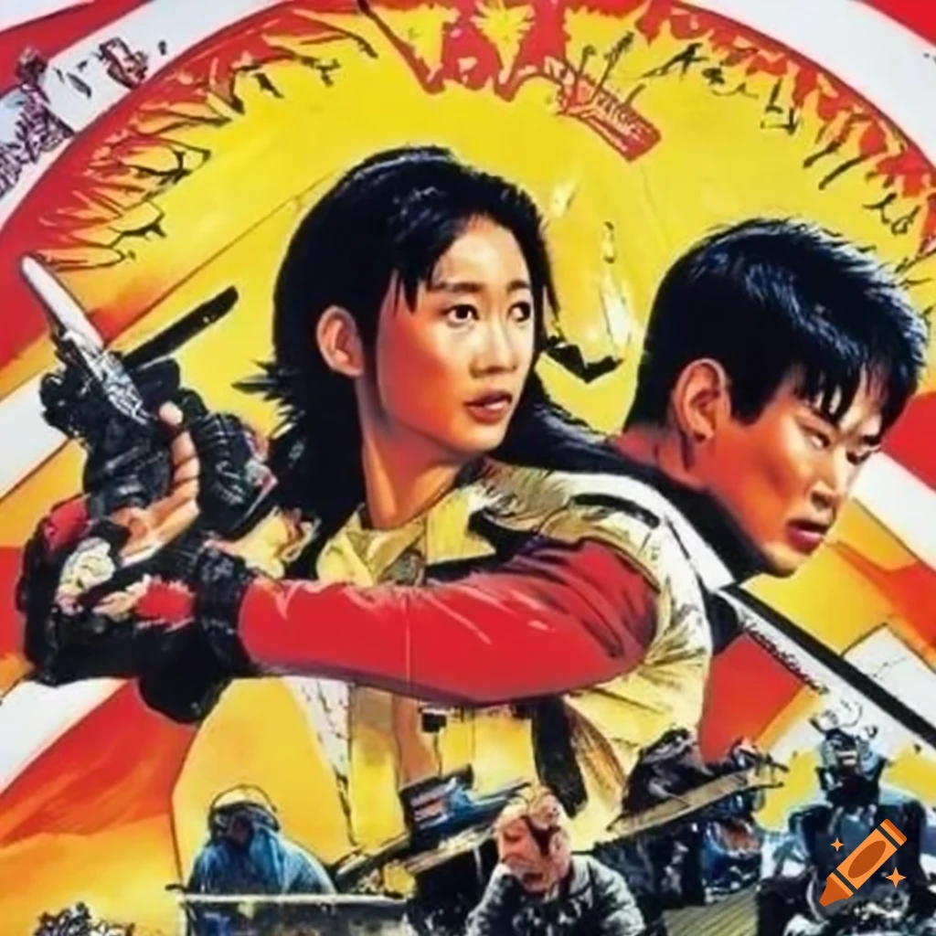 Poster for 1989 Korean action movie 'Hedgehog Vista'