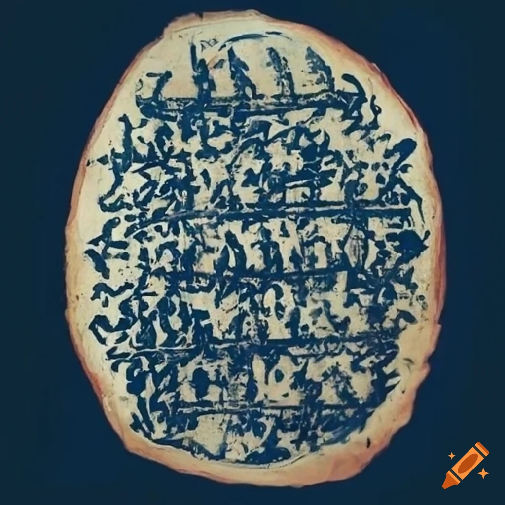 Mysterious medieval handwriting on Craiyon