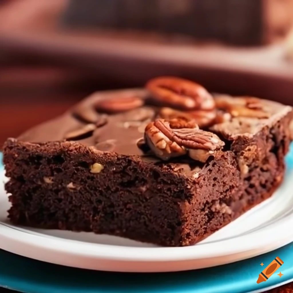 Brownie with pecans