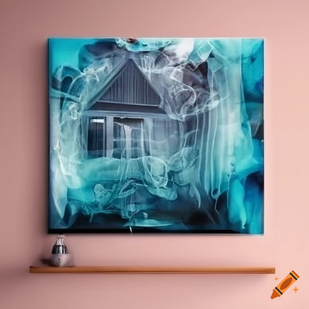 Floating canvas wrap with stunning beauty on Craiyon