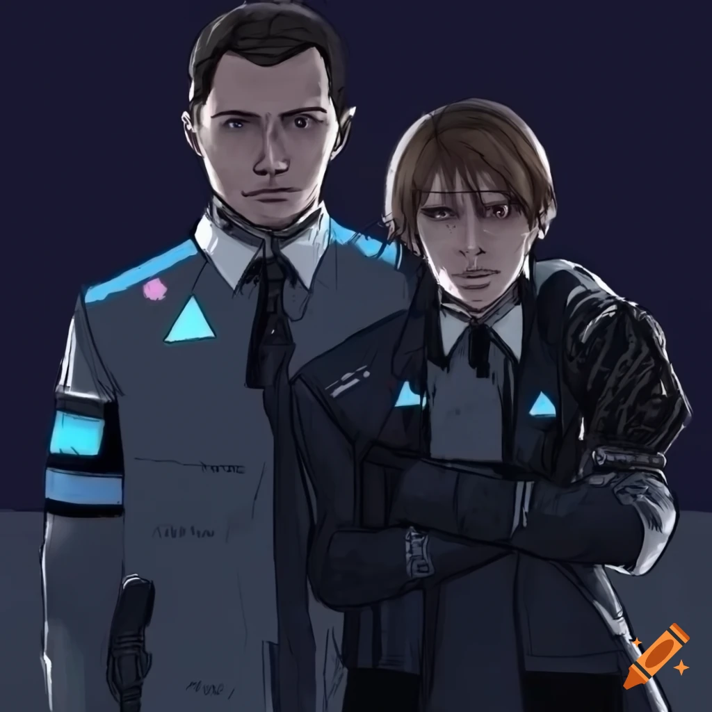 Comparison of Detroit: Become Human's Connor and Resident Evil's Leon Kennedy characters