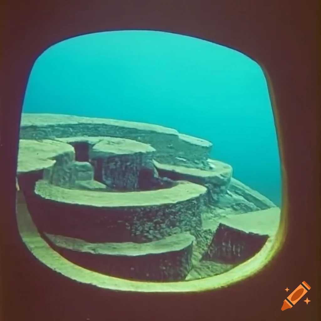 1970s archival footage from 'Arthur C. Clarke's Mysterious World' showcasing surreal ancient mysteries