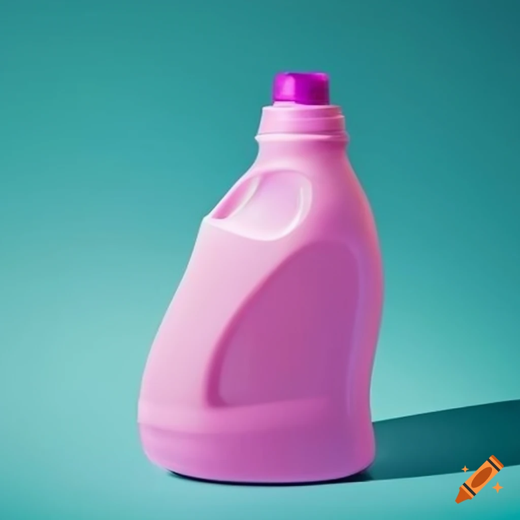 Clean 1200 ml liquid laundry detergent bottle in high resolution