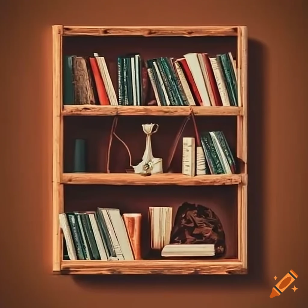 Bookshelf overflowing with wisdom