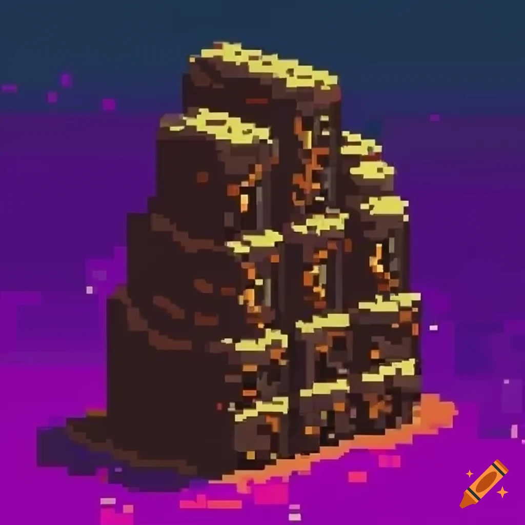 Pixel art of an isometric plug with dithering
