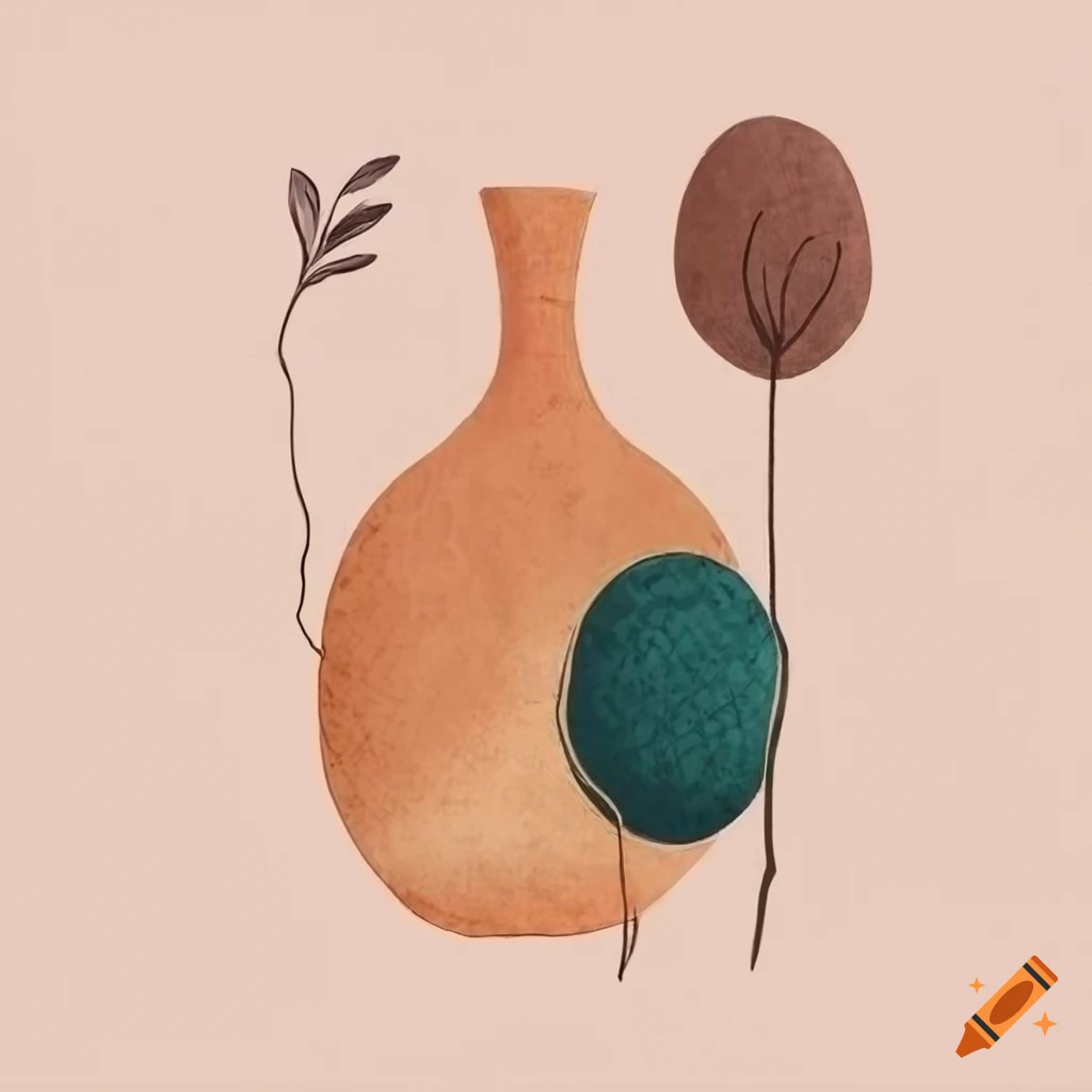 Boho illustrations for wall decoration