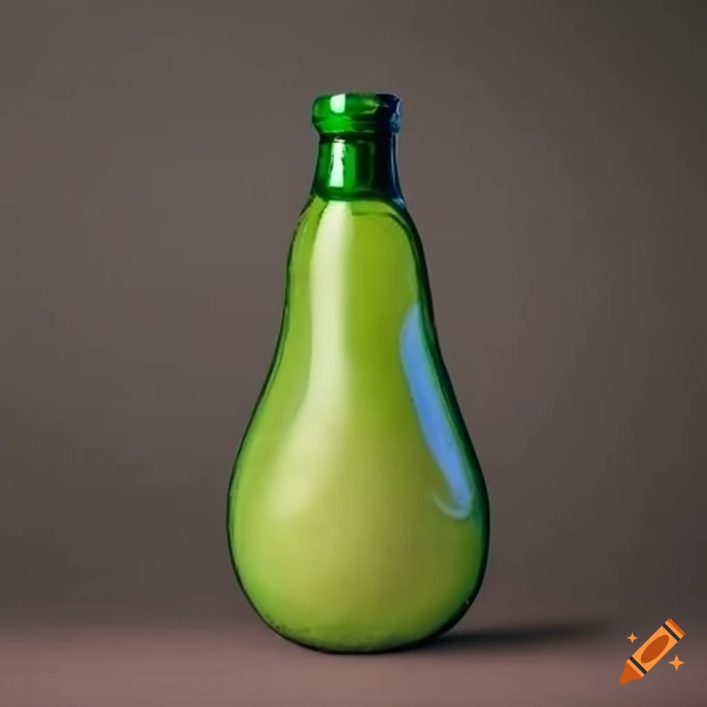 Avocado-shaped bottle