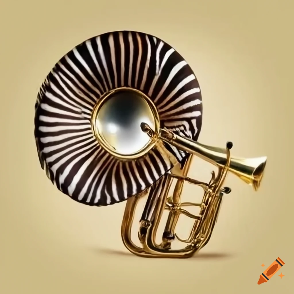 Zebras brass band on Craiyon