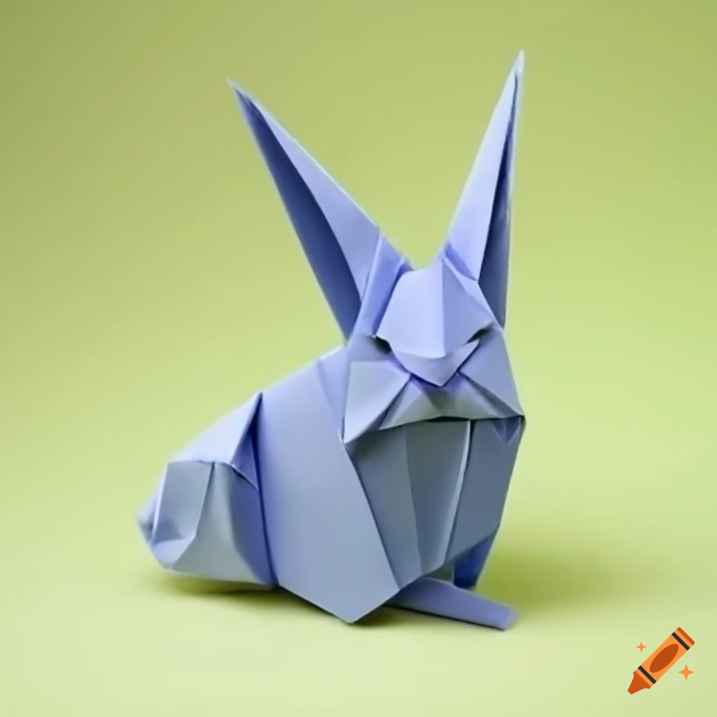 Cute origami rabbit