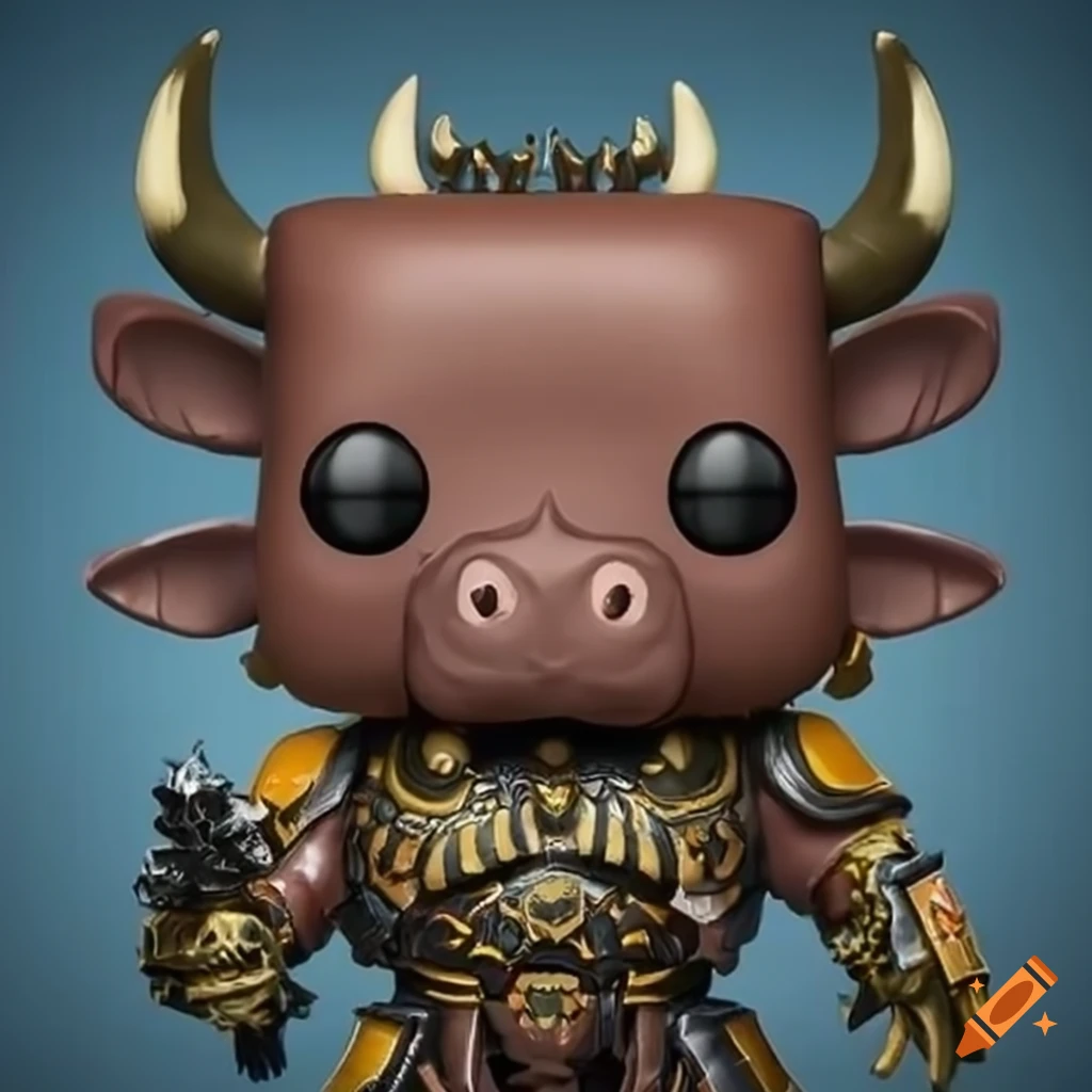 Funko Pop figurines of Primarch cows
