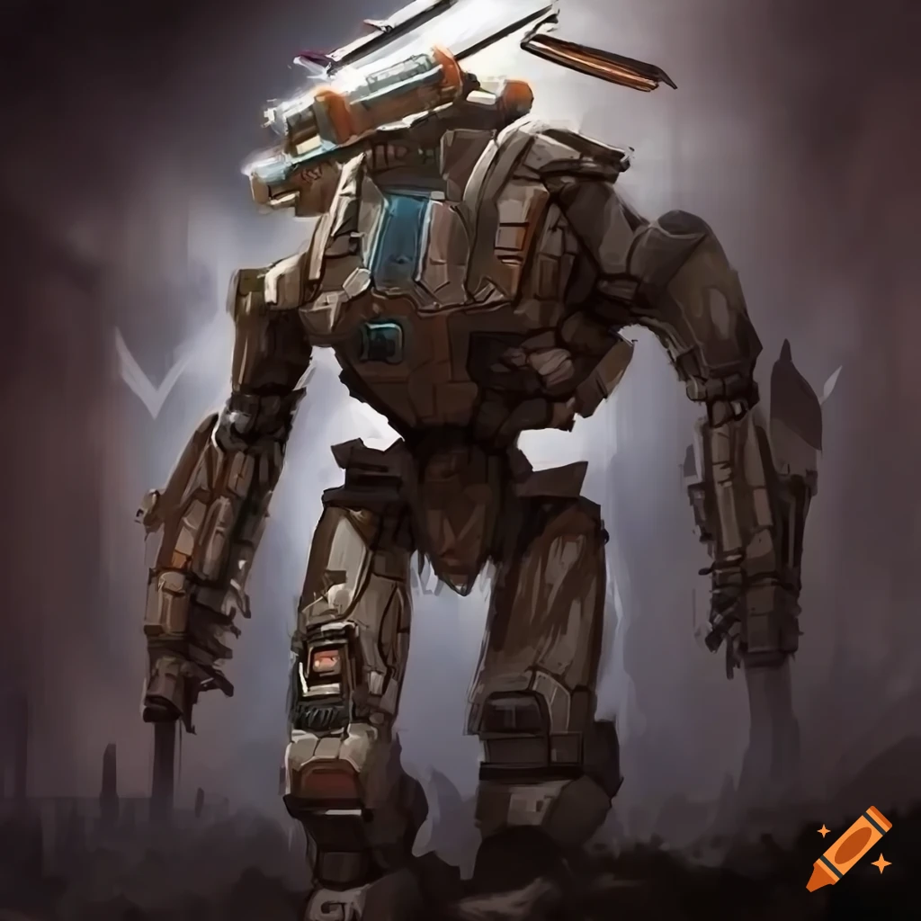 Colossal antarctic war mech