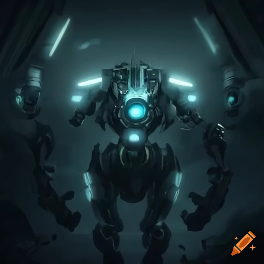 Mecha Definition Mecha with atmospheric full features in high definition on Craiyon