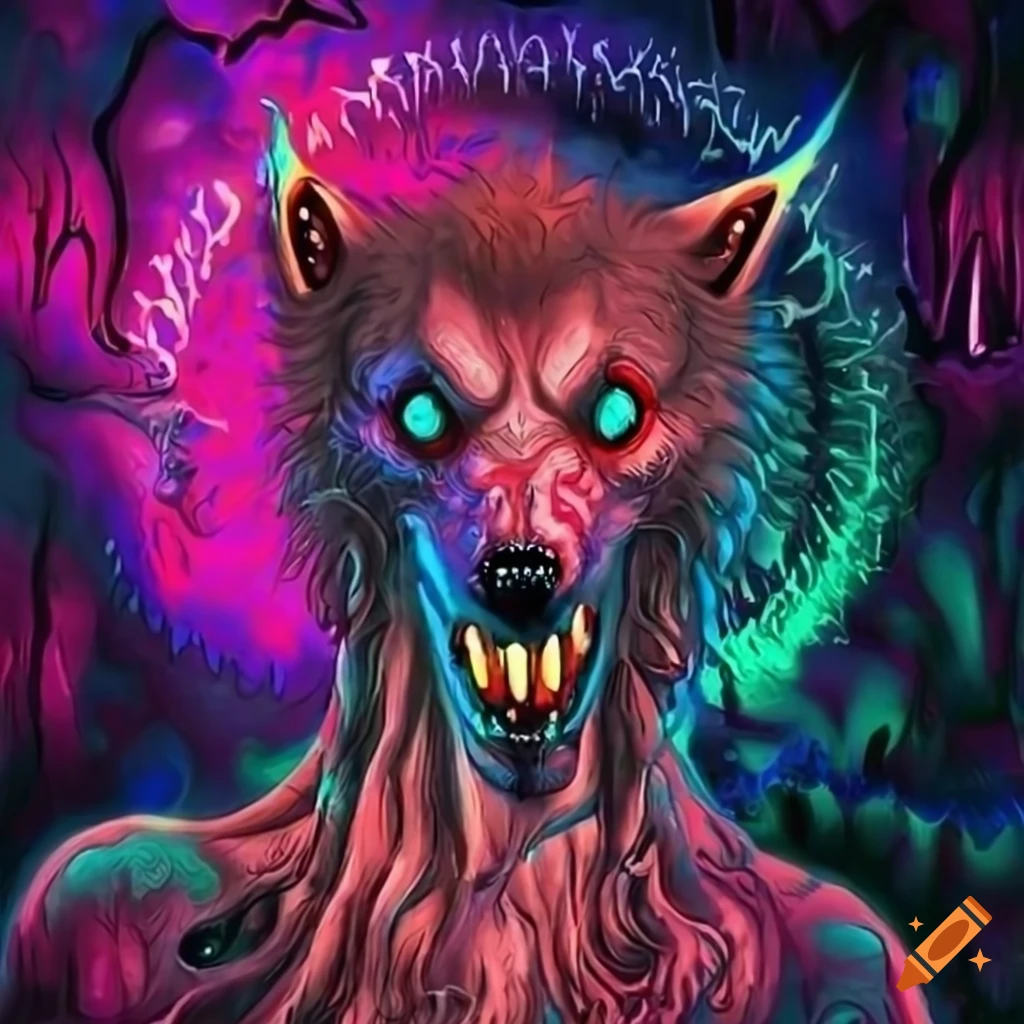 Trippy werewolf