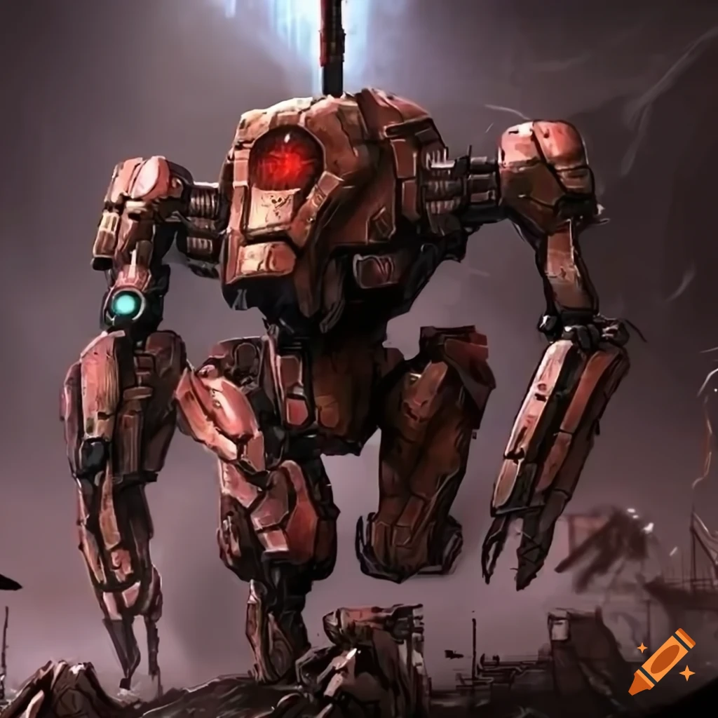 Disease Infested combat mech