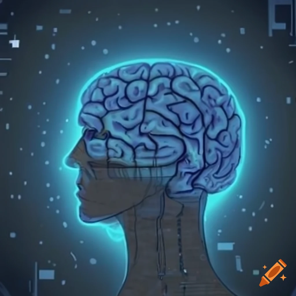 Cybernetic blue brain blueprint