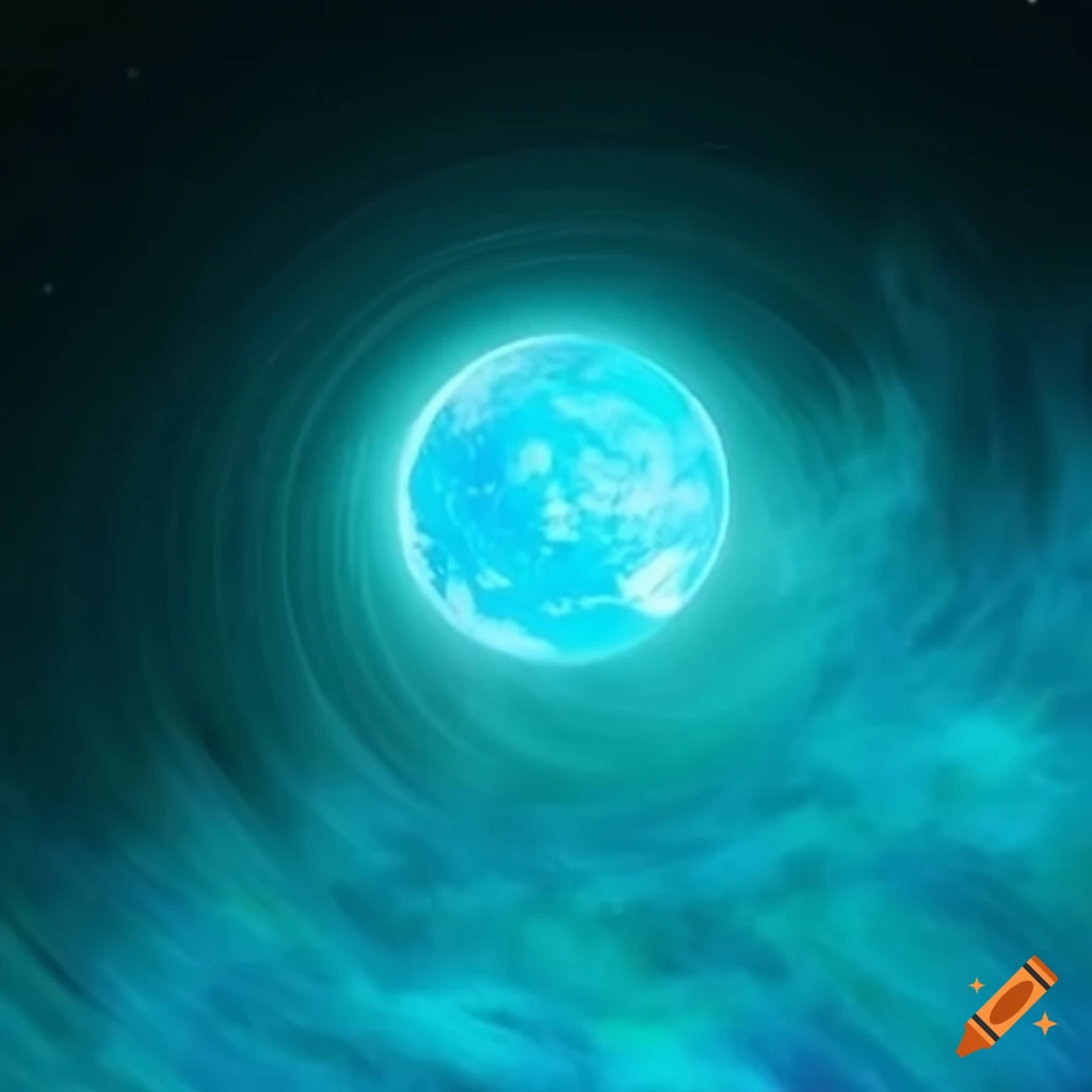 Abstract representation of sky, horizon, earth, and dreams with color symbolism
