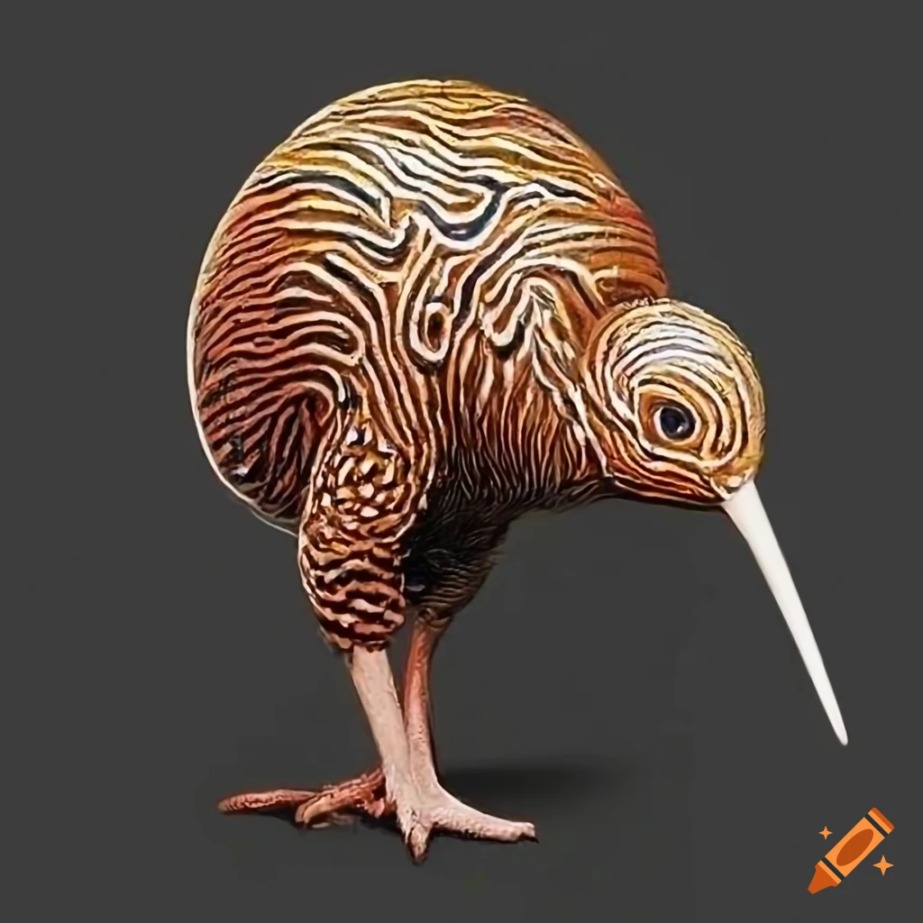 Aboriginal kiwi bird