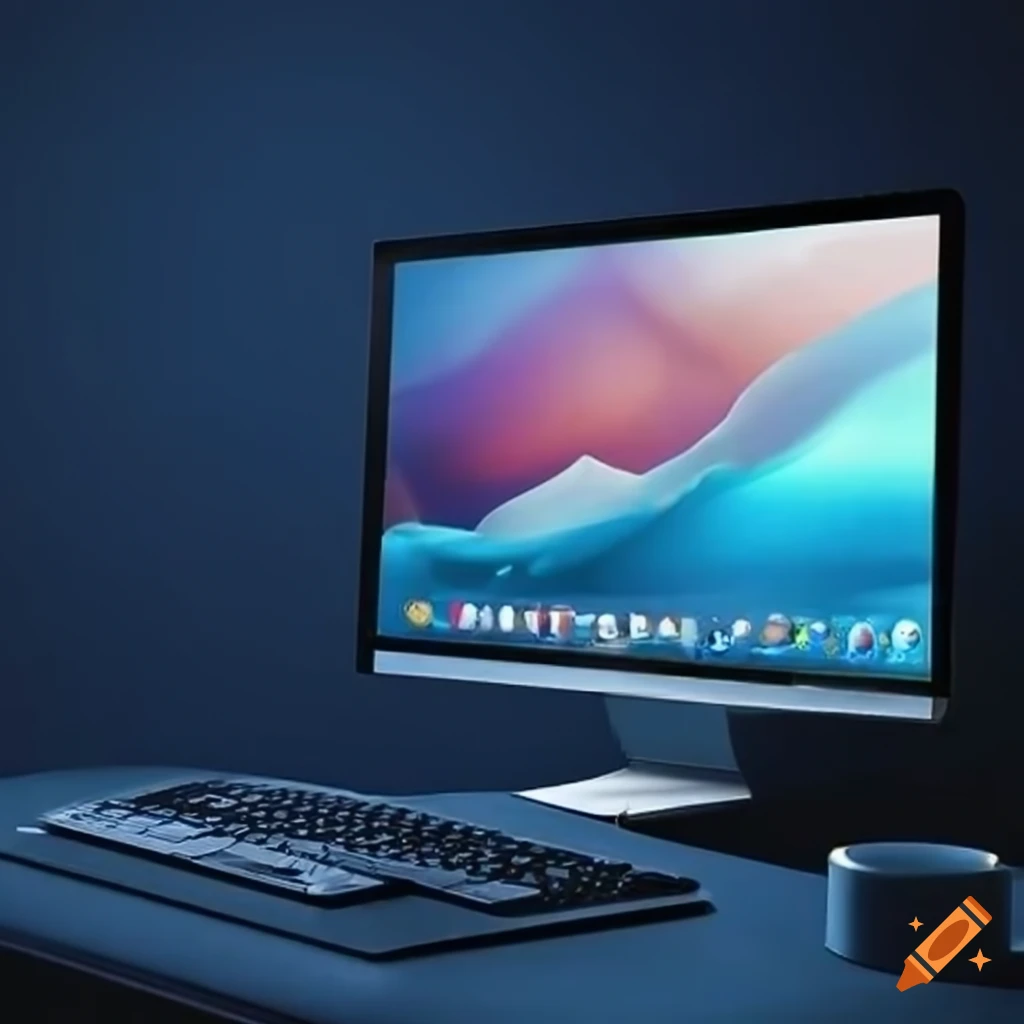 Imac computer on craiyon