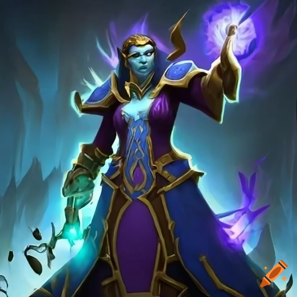 Warcraft mage character