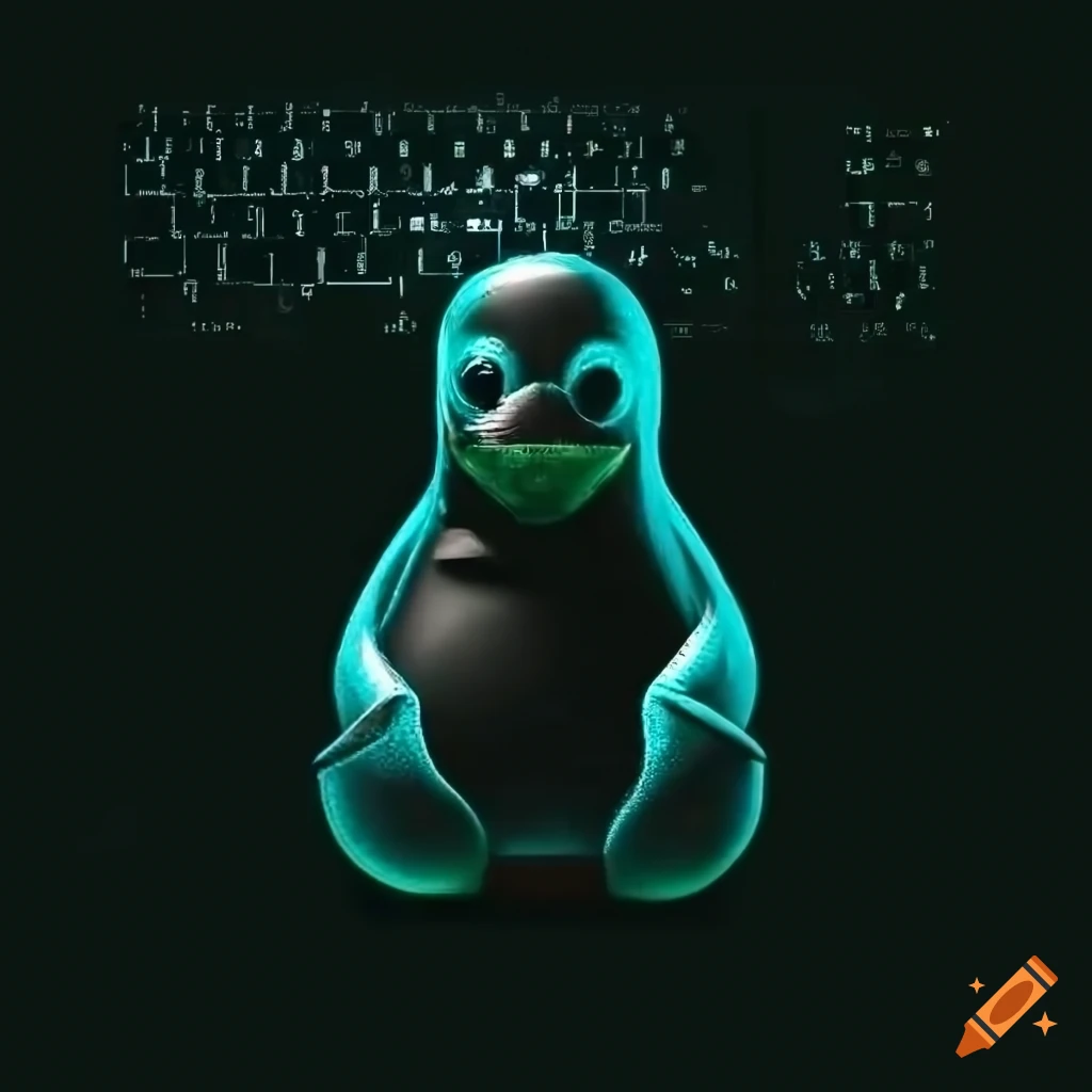Hacking on a linux system on craiyon
