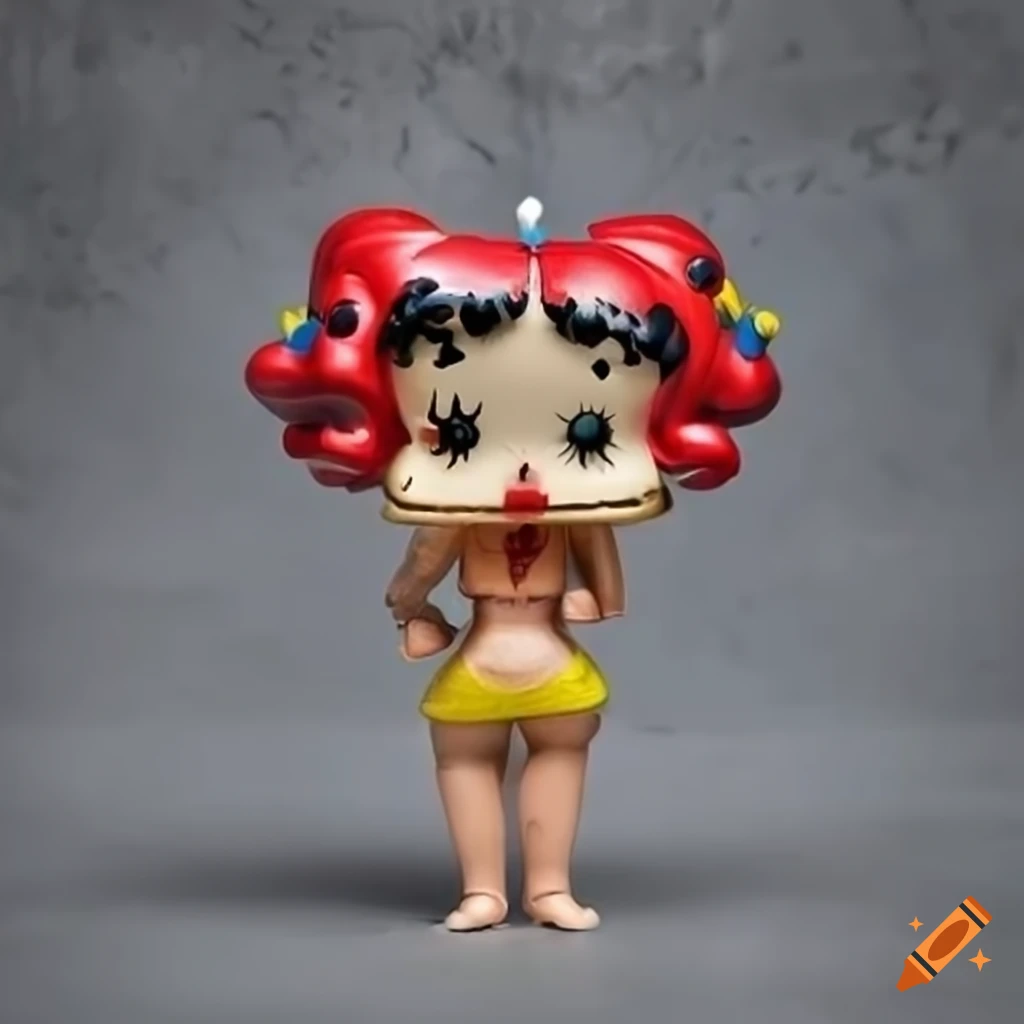 Funko Pop figurine of Mafalda dressed as Betty Boop on beach theme