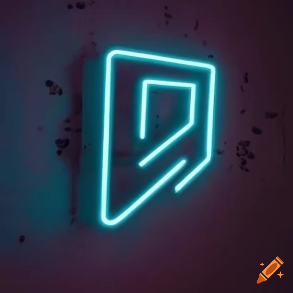 Twitch-themed neon design on a raw backdrop of stone, brick, or concrete