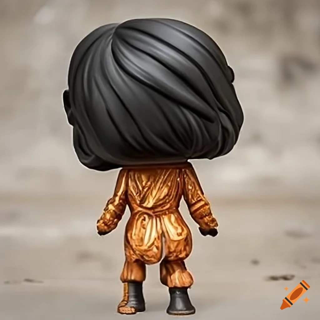 Funko Pop figurine named Miss Lino with ethnic Taiwanese tribal carving design