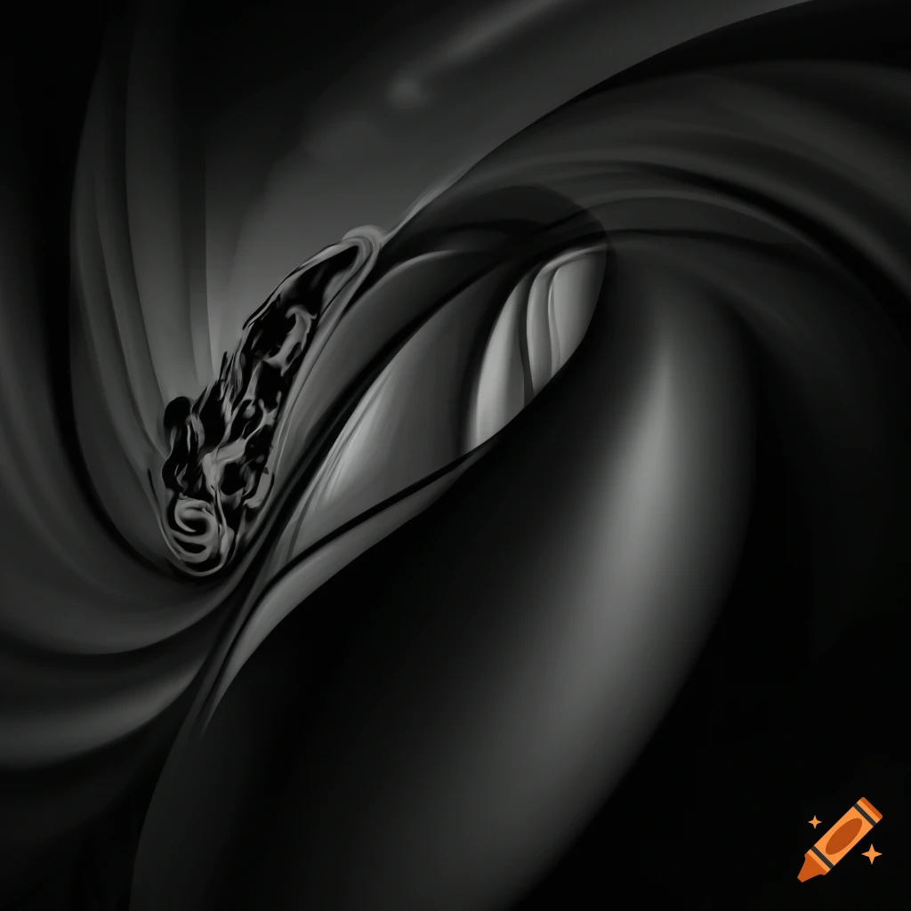 Abstract grayscale torrent